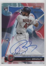 2020 Bowman's Best of Blue Refractor 57/150 Bobby Bradley #B20-BBB Auto 00c9