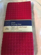 Home Collection, Red Dish Drying Mat, New