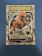 2025 Donruss Dominators Rome Odunze #DOM-ROE Silver Holo 🔥