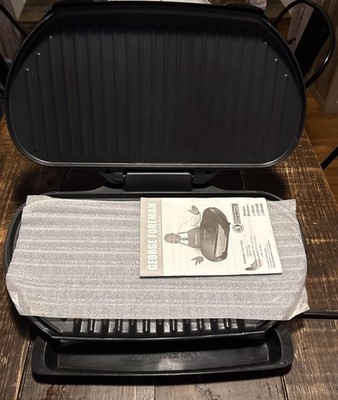 George Foreman Healthy Cooking GR144b Grill  Fat Busting Machine Indoor Cooker