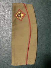 Boy Scout Garrison Cap Uniform Vintage Size Medium 6 3/4-6 7/8