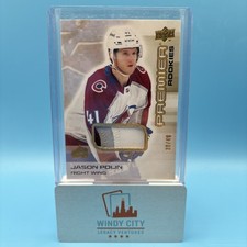 2024-25 Upper Deck Premier - Rookies Jason Polin #146 Gold Premium Mem /49 