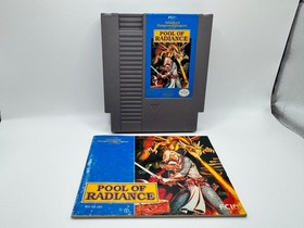 Advanced Dungeons & Dragons Pool of Radiance Nintendo Nes Complete CIB