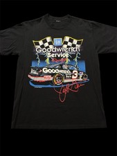 1996 Rare Jeff Green 3 Goodwrench Lighting NASCAR Black Racing Shirt Large