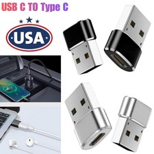 2-4  USB C 3.1 Type C Female to USB 3.0 Type A Male Port Converter Adapter USA