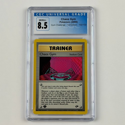 Chaos Gym (1st Edition) graded CGC 8.5 for sale on eBay
