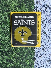 1978 Fleer Football New Orleans Saints Team Action Logo Sticker EX