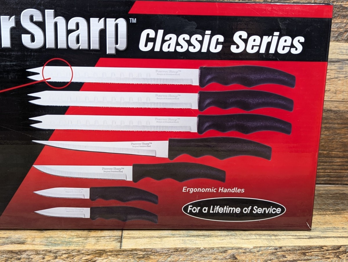 ForeverSharp ナイフセット Forever Sharp 12 Piece Knife Set Classic Series Surgical Stainless