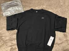 NEW Alo Black Pullover Size Large 100 Authentic  