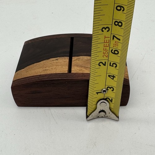 Jay O Boxes Handmade Wooden Decorative Jewelry Trinket Kingwood Blackwood Signed - Picture 11 of 15