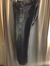 Wrangler Jeans Mens 44x32 Relaxed Fit Rugged Wear Denim Classic Straight Leg Pan