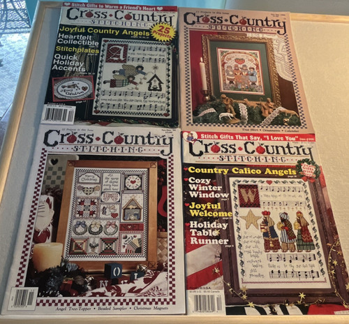 Cross Country Stitching Magazine Lot Angels Holiday Country Christmas Sampler