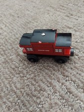 THOMAS WOODEN TRAIN SODER LINE CABOSSE SOME PAINT CHIPS FROM PLAY SEE PICTURES