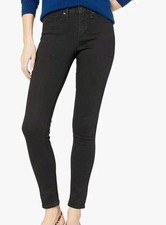 Levi's 311 Shaping Skinny Jeans Slim Fit Stretch Soft Black Denim Jeans 32 x 28