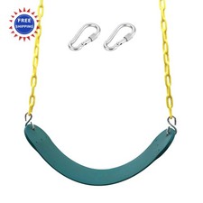 Heavy Duty 66 Inch Chain Plastic Coated Swing Seat Replacement Swing Set