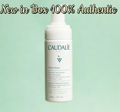 NIB 100% Authentic Caudalie  Vinoclean Gentle Foam Cleanser,5.0 OZ/150 mL