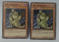 2x D.D. Survivor - RYMP-EN086 - Common - 1st Edition RYMP - Ra Yellow Mega-Pack 