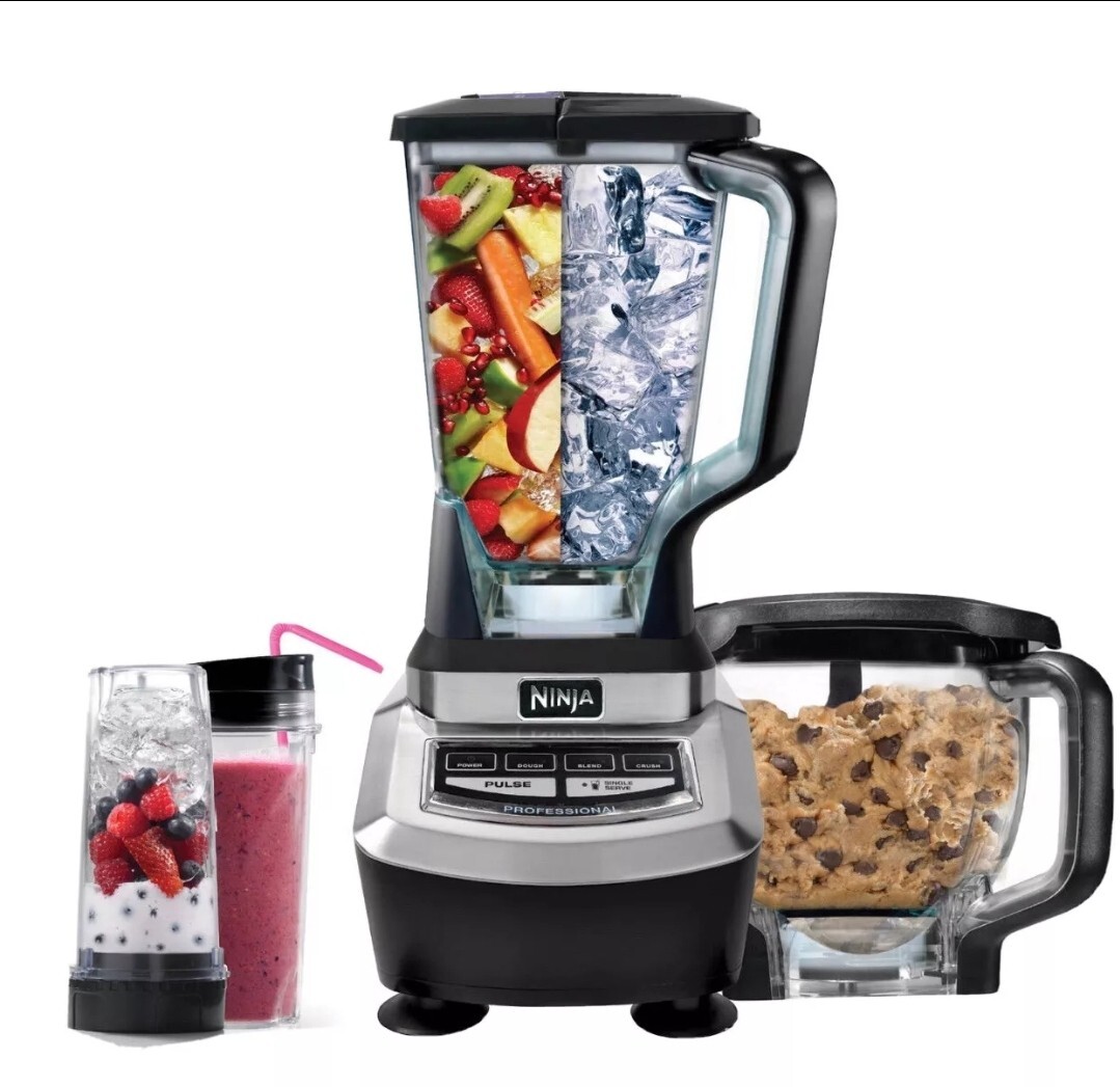 Ninja Supra Kitchen Professional Blender, Food Processor, and Single Serve Cups