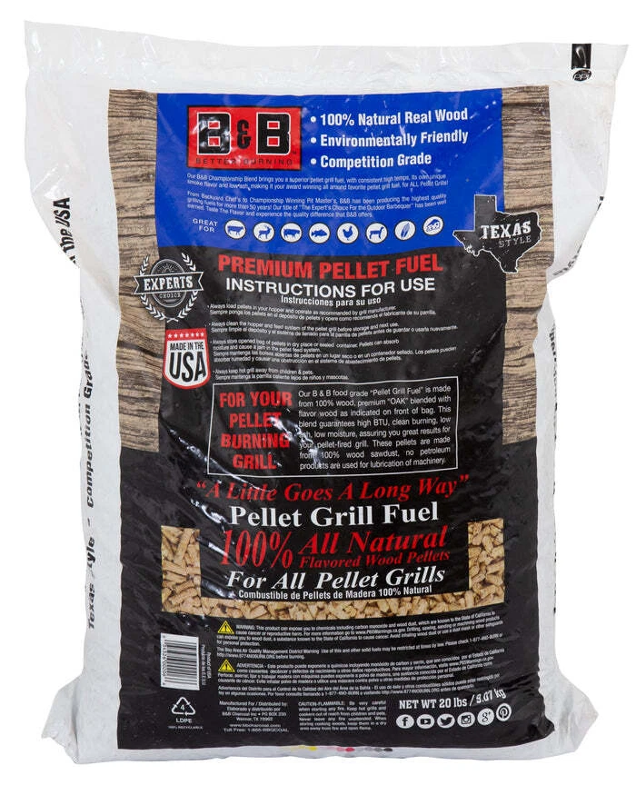 B&B Championship Blend Pellet Grill Fuel B&B Smokers;Smokers/Smoker - image 2 of 2