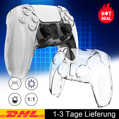 PS5 Controller Schutzhülle Crystal Clear Case Protective Cover Gamepad Skin
