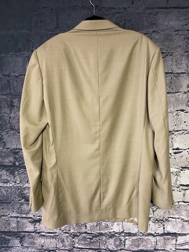 Bardelli Blazer Jacket 44R Tan Ermenegildo Zegna Wool Coat Luxury Old Money - Picture 15 of 17