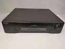SONY Video Cassette Tape Player VCR VHS Recorder SLV-770HF Tested No Remote