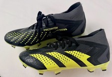 Adidas Predator Accuracy.2 FG Soccer Cleat Size 6 Black Yellow IG0781 - NEW