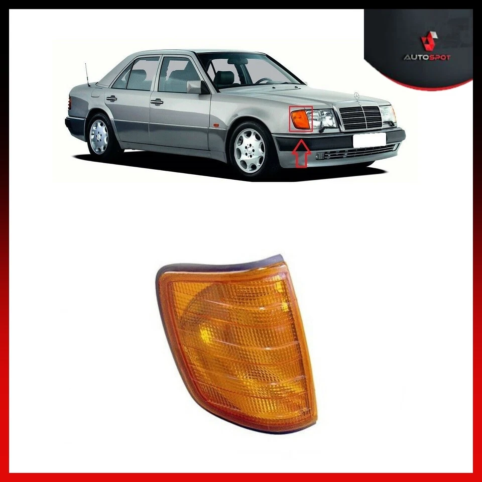 Luz de giro delantera derecha mercedes-benz clase e w124 1989-1996 nueva 1248260143 Foto 3 de 4