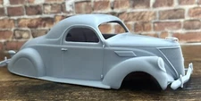 1/24 Scale: Stock “1937 Lincoln Zephyr” Body.  3D Printed; Resin.