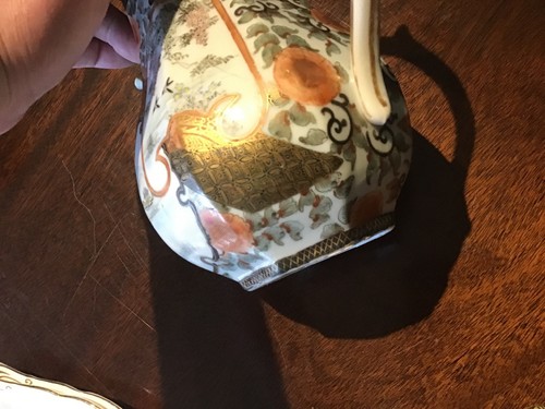 Signed Japanese Squash Shaped Coffee Pot 8.25” Tall.superior Quality - Picture 5 of 12