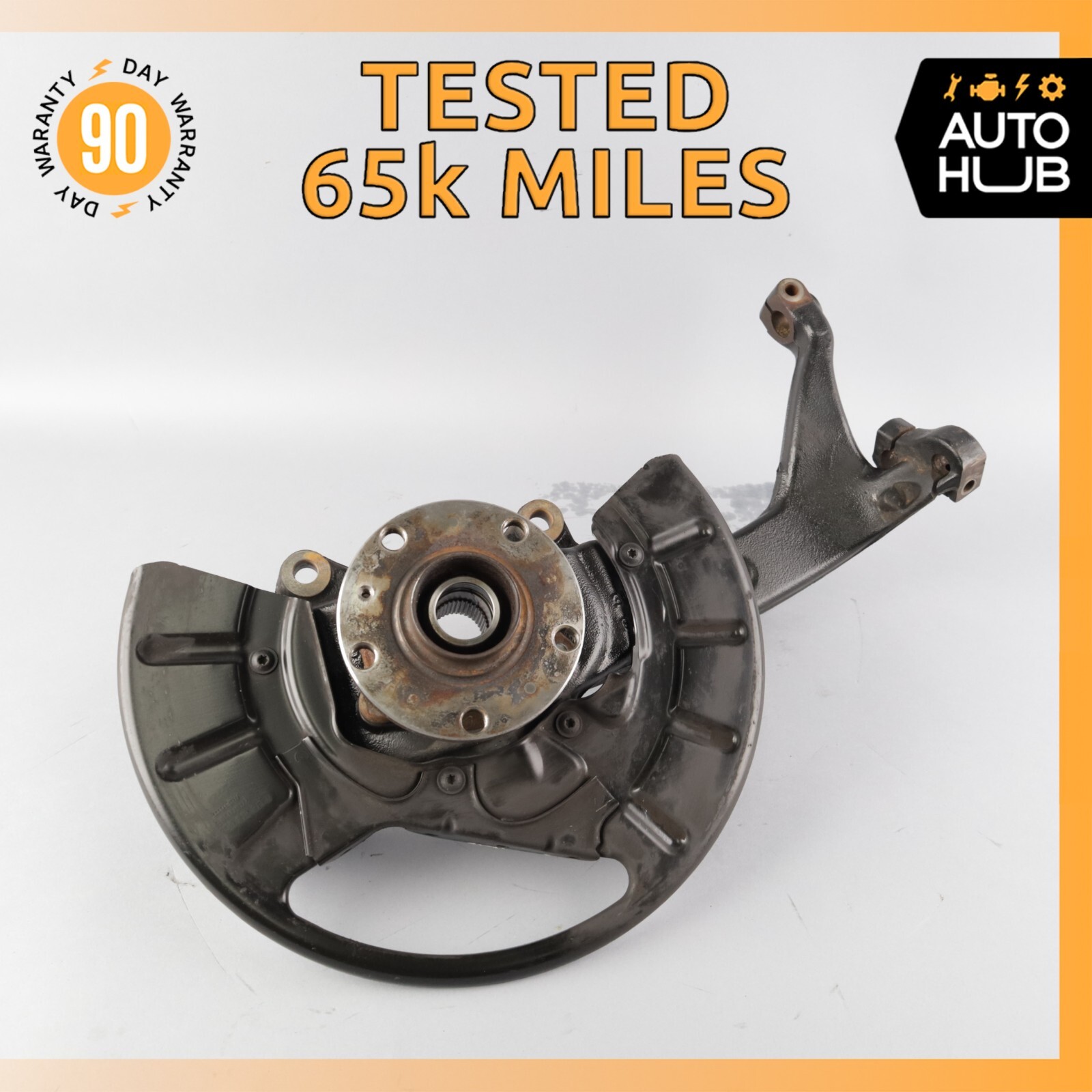 03-07 Bentley Continental GT Coupe Front Right Side Spindle Knuckle Hub OEM 65k