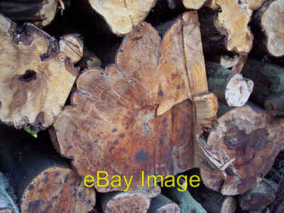 Foto 6x4 Log Ends Great Wishford um 2007