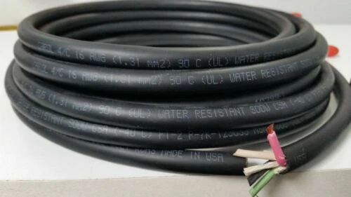 Conductor de Cobre Alambre Flexible Negro, Cable & Conduit