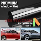 VLT 35% Uncut Roll 39" x 10FT Window Tint Film Charcoal Black Car Glass Office