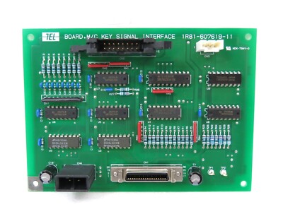 TEL TOKYO ELECTRON PCB BOARD MC KEY SIGNAL INTERFACE 1R81-607619-11