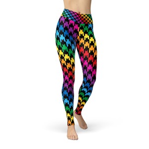 rainbow yoga leggings