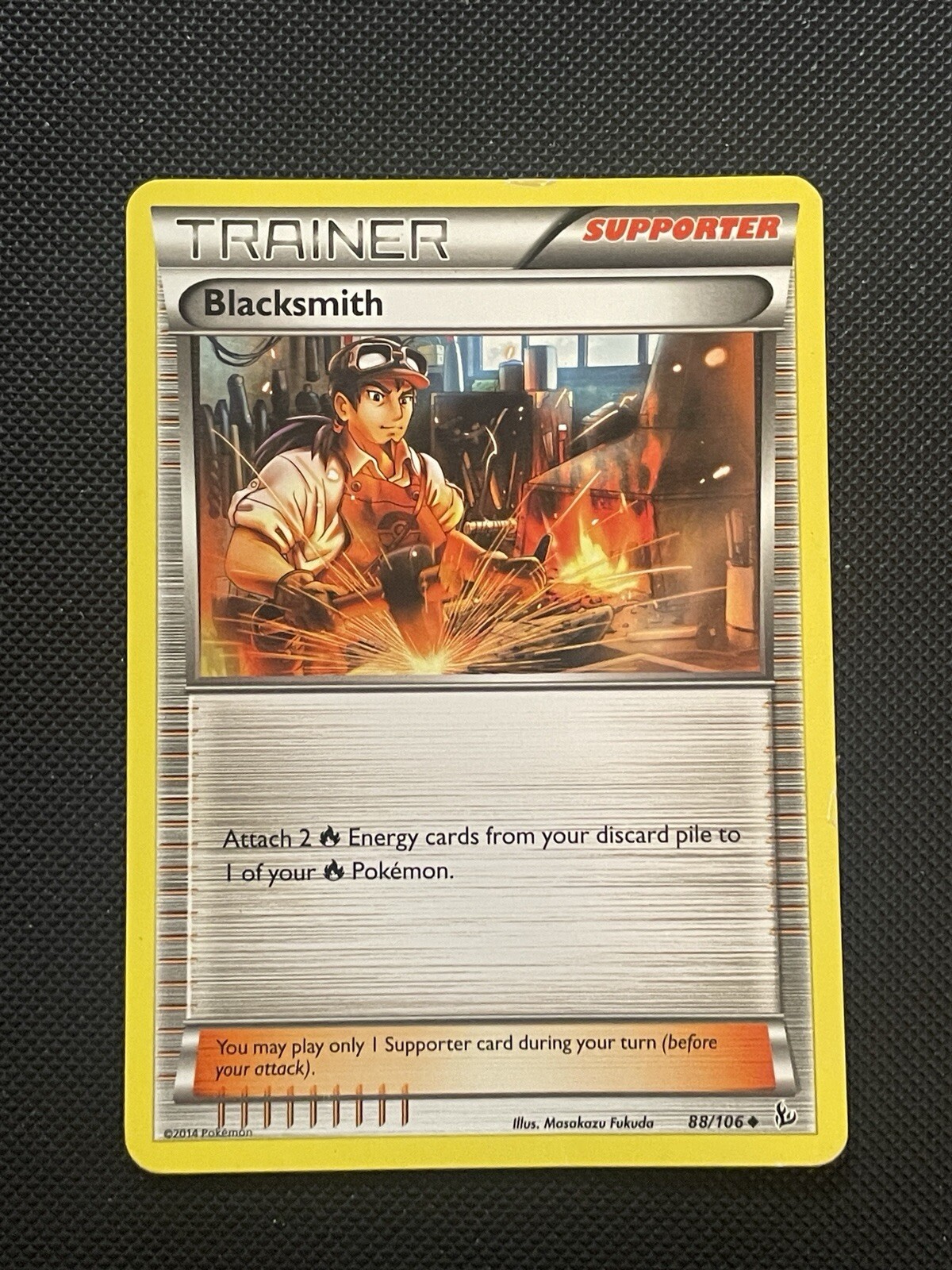 Blacksmith 88/106 XY Flashfire Pokemon TCG MP