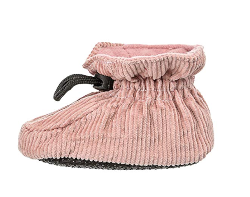 corduroy baby booties
