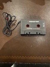 Monster Aux Cord Cassette Adapter - iCarPlay for Car Tape Deck, Auxiliary