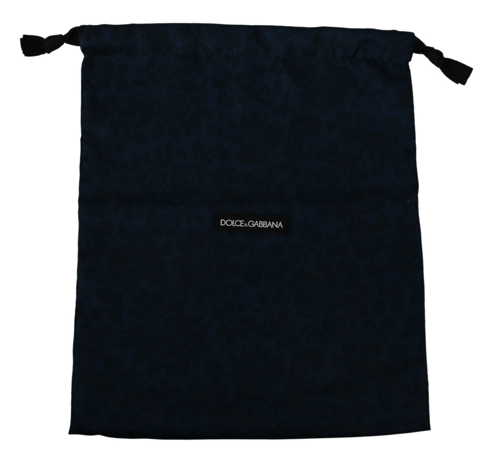 DOLCE - GABBANA Сумка-пылесборник синяя кружевная женская сумка для обуви с цветочным принтом 32см x 265см 4590₽