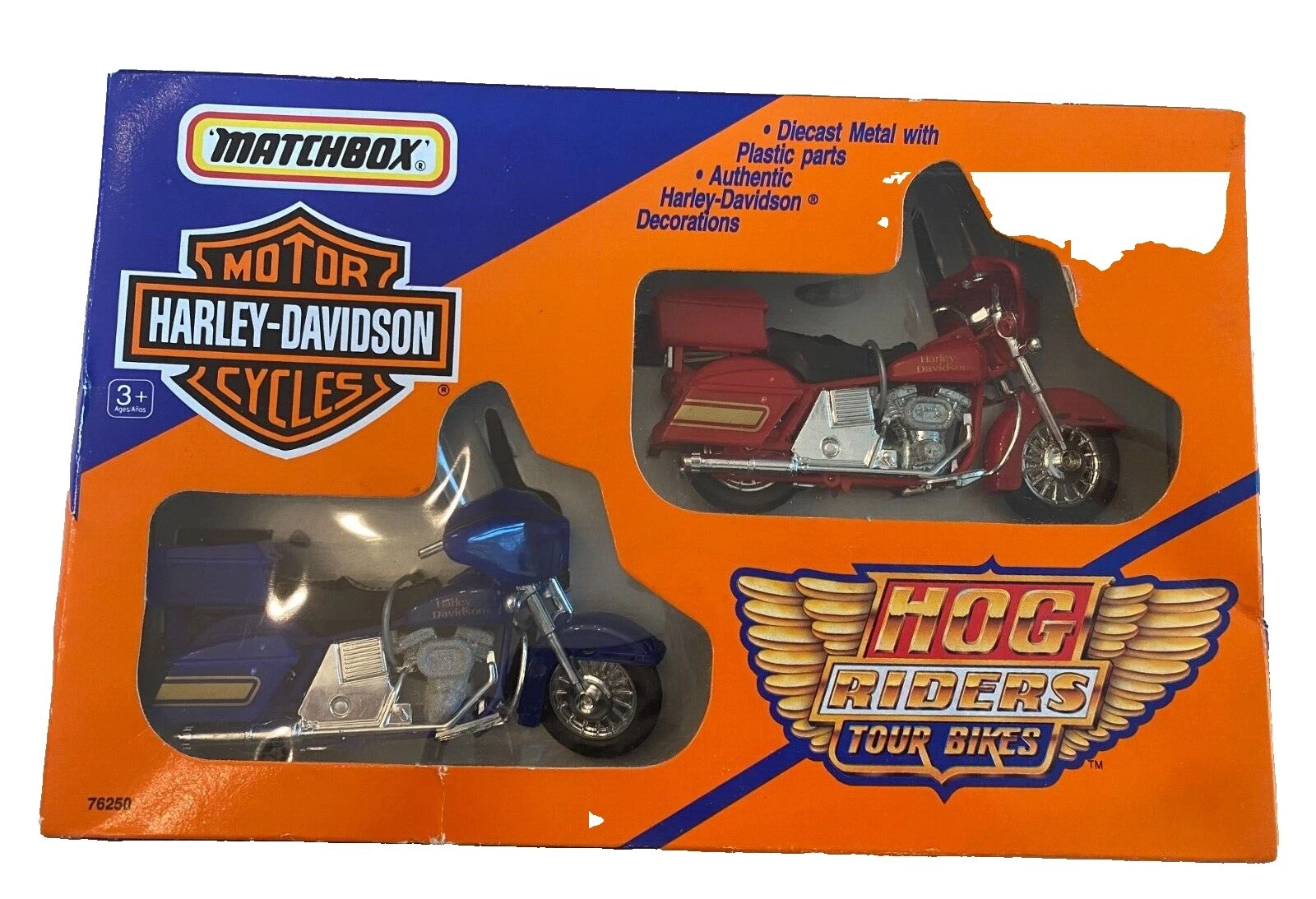 Plástico Matchbox Harley-Davidson vehículos diecast y de juguete