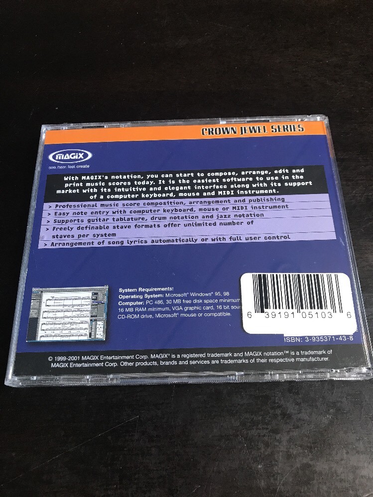 Magix Windows Xp Rar Magix Notation Software For Windows RARE | eBay
