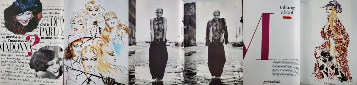 11/1992 VOGUE ITALIA magazine MADONNA Kate Moss Yasmeen GHAURI