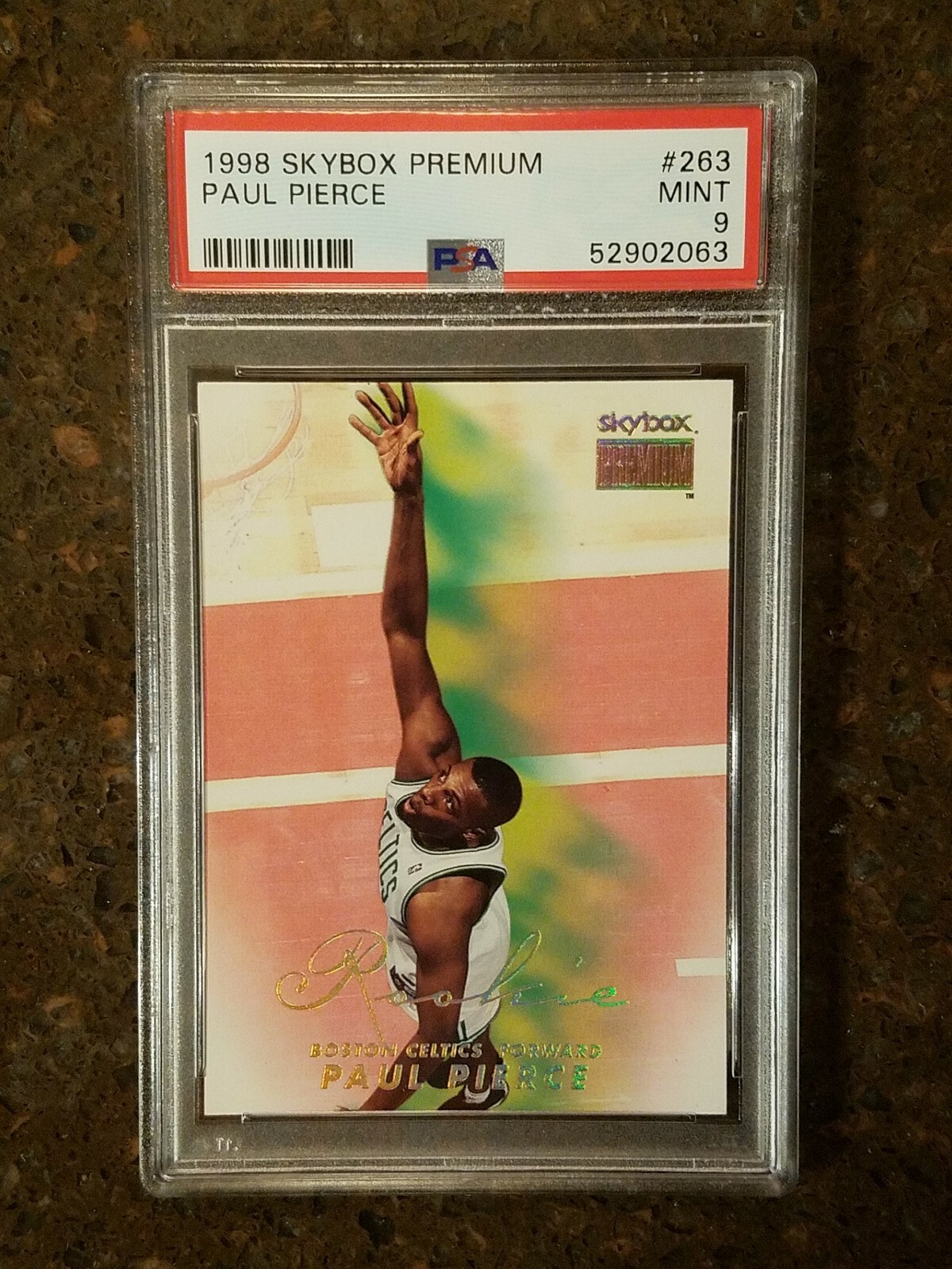 1998-99 Skybox Premium #263 Paul Pierce Rookie Card PSA 9 HOF RC
