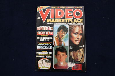 1989 OCTOBER VIDEO MARKETPLACE MAGAZINE - STALLONE - BRODERICK COVER - E 19274