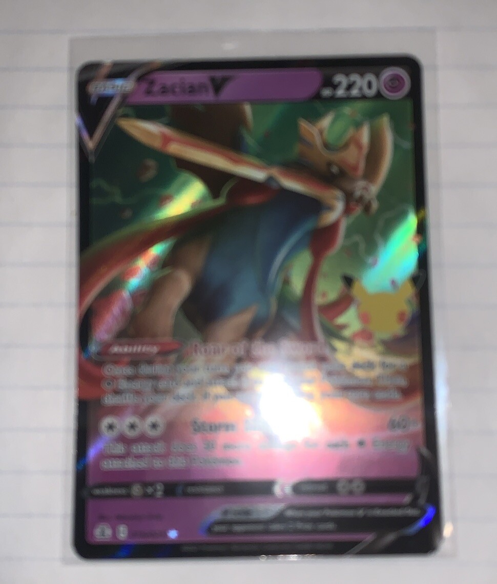 ポケモンカード 25th Pokémon TCG Zacian V 25th Anniversary Celebrations 016/025 Holo