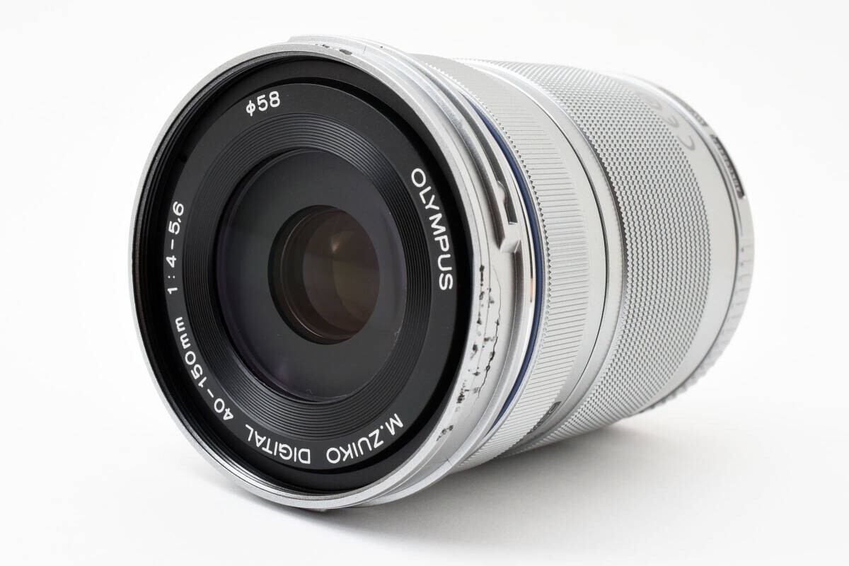 OLYMPUS M.ZUIKO DIGITAL ED 40-150mm F4.0-5.6 R Silver with Cap