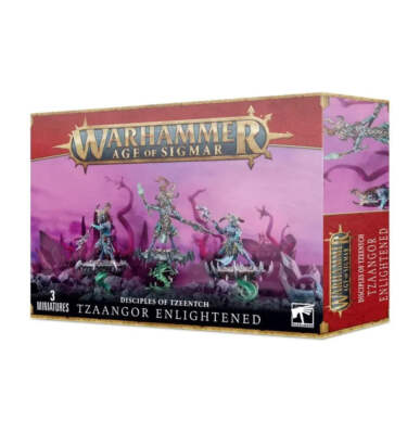 Disciples of Tzeentch - Tzaangor Enlightened: Games Workshop Warhammer Age of Si
