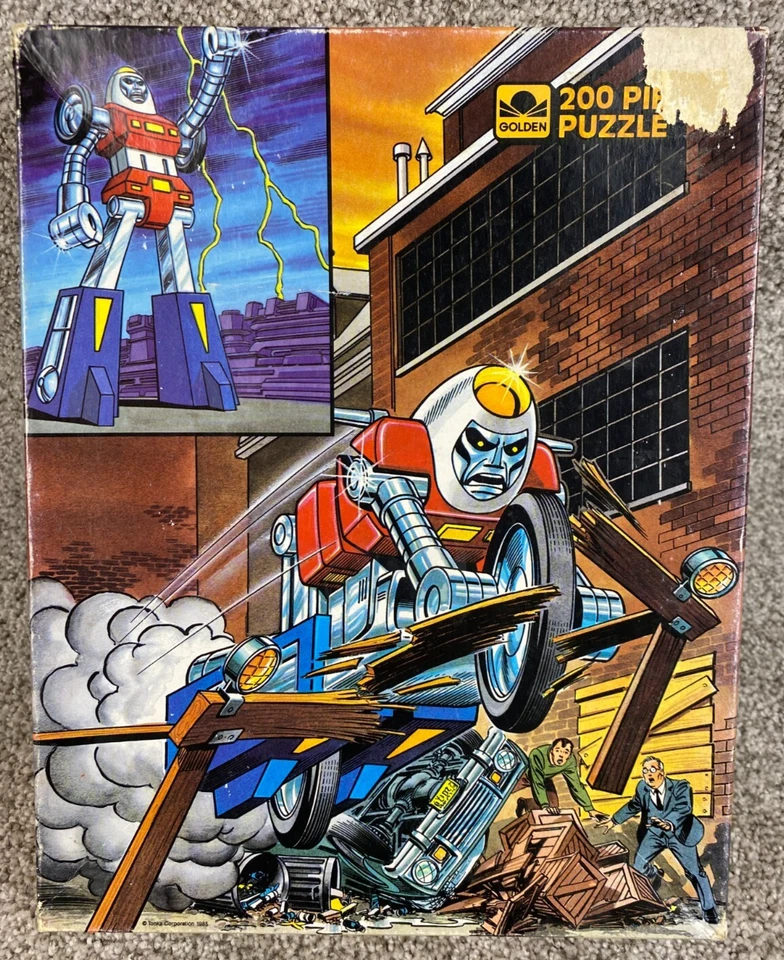 Vintage Golden TONKA GoBots 1985 200pc JIGSAW PUZZLE CY-KILL Complete - Image 2 of 4