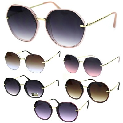 designer octagonal sunglasses